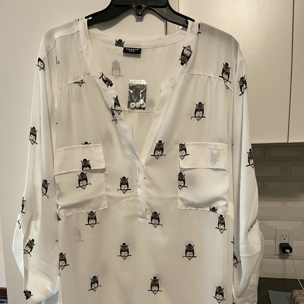 Torrid Owl Blouse